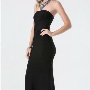 Bebe Evelina Maxi Bandage Dress | Black | S| New